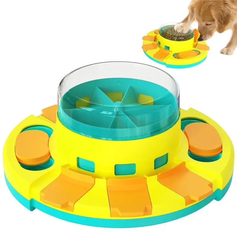 New Interactive Puzzle For Dogs Enrichment Pet Slow Feeder Dispenser For Dry Food And Treat Dispenser