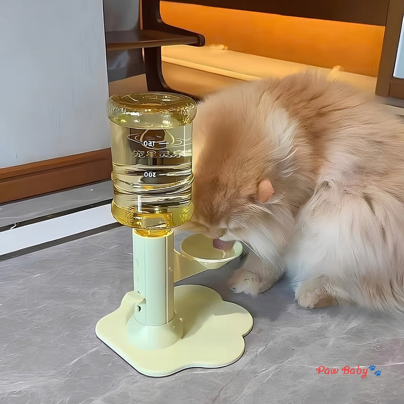 Gravity Cat Water Dispenser Stand - Spill-Proof