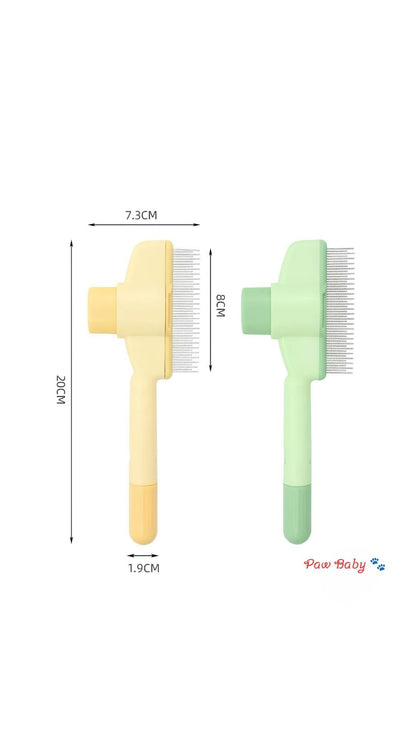 Professional Pet Grooming Comb – Stainless Steel Needle Slicker Brush for Dogs & Cats, Loose Hair & Knot Remover