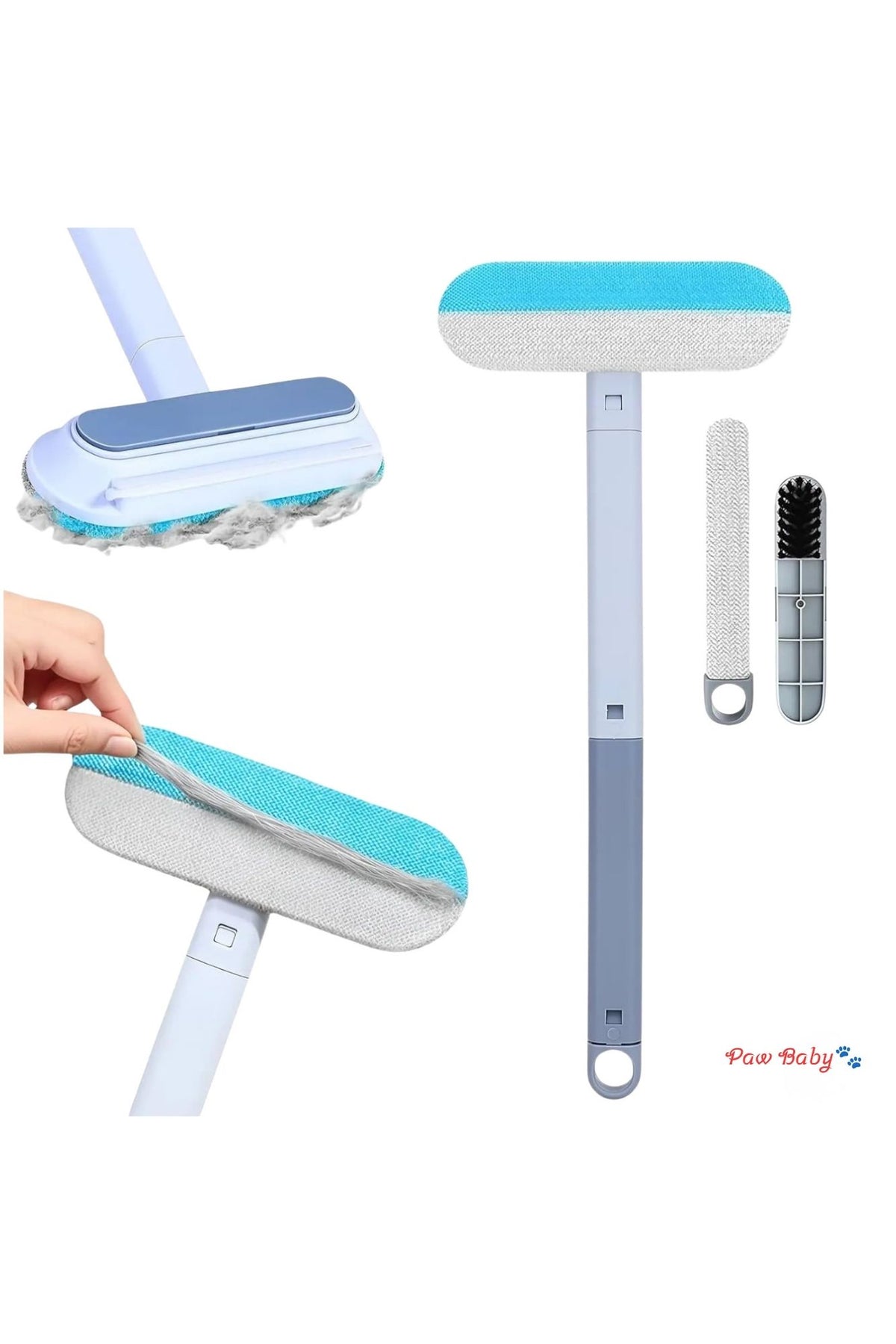 Multi-Functional Pet Hair Removal Brush for Sofas, Carpets & Furniture – Reusable, Gentle Yet Effective