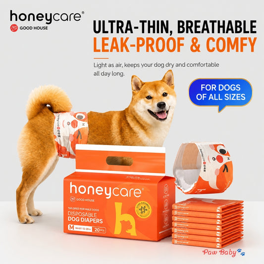 Honey Care Male dog diapers